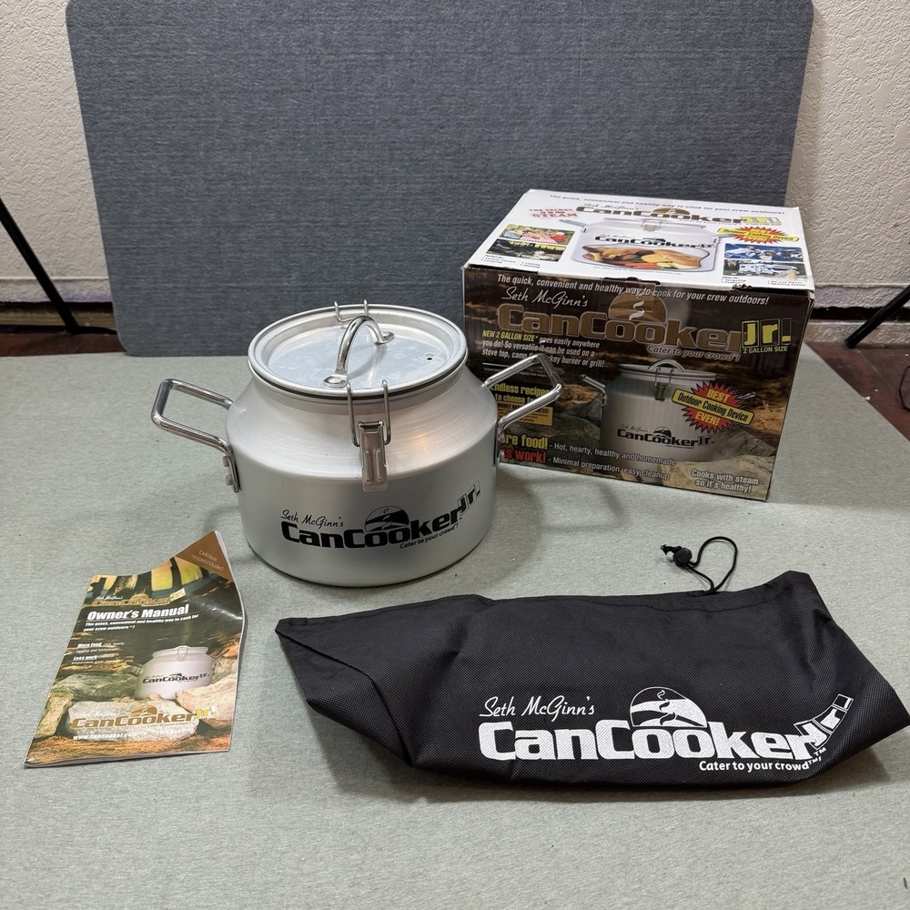 Seth McGinns Can Cooker Jr. Pressure Cooker With Lid In Storage Bag - Silver
